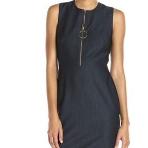Calvin Klein Dresses - Calvin Klein Denim Zip Sheath Calvin Klein Dresses - Calvin Klein Denim Zip Sheath